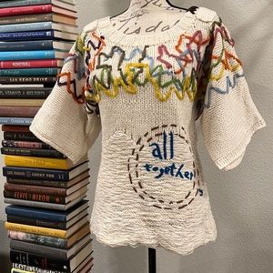 Rare Desigual All Together Knit Sweater